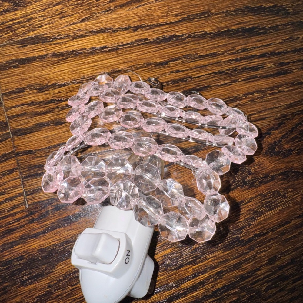 Pink Beaded PBK night light